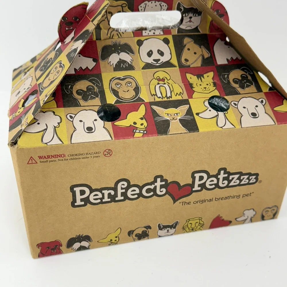 Perfect Petzzz Black and White Shorthair Breathing Plush Cat New in Box 122222
